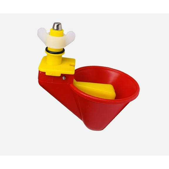 Peck Free Poultry Drinker Cup Waterer (8 pcs) for chickens, quail, ducks