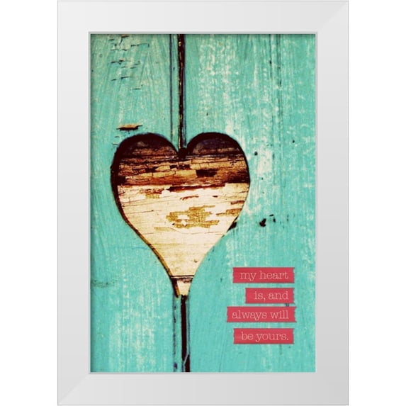 Peck, Gail 11x14 White Modern Wood Framed Museum Art Print Titled - Always Yours