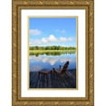 thumbnail image 1 of Peck, Gail 13x18 Gold Ornate Wood Framed with Double Matting Museum Art Print Titled - September Afternoon, 1 of 4