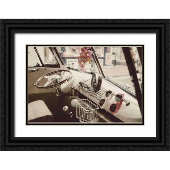 Peck, Gail 14x11 Black Ornate Wood Framed with Double Matting Museum Art Print Titled - Cool Cats