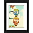 thumbnail image 1 of Peck, Gail 17x24 Black Ornate Wood Framed with Double Matting Museum Art Print Titled - Sky Ride II, 1 of 4