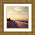 thumbnail image 1 of Peck, Gail 20x20 Gold Ornate Wood Framed with Double Matting Museum Art Print Titled - Crashing Waves, 1 of 4