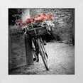 thumbnail image 1 of Peck, Gail 20x20 White Modern Wood Framed Museum Art Print Titled - Flower Bike Square, 1 of 4