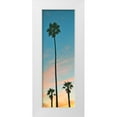 thumbnail image 1 of Peck, Gail 9x18 White Modern Wood Framed Museum Art Print Titled - Sunset Palms, 1 of 4