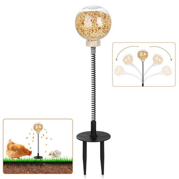 Peck Toy, Interactive Slow Feed Release Toy for Your Flock, Chicken Slow Feeder Boredom Busting Fun Maintain Your Hens Entertained