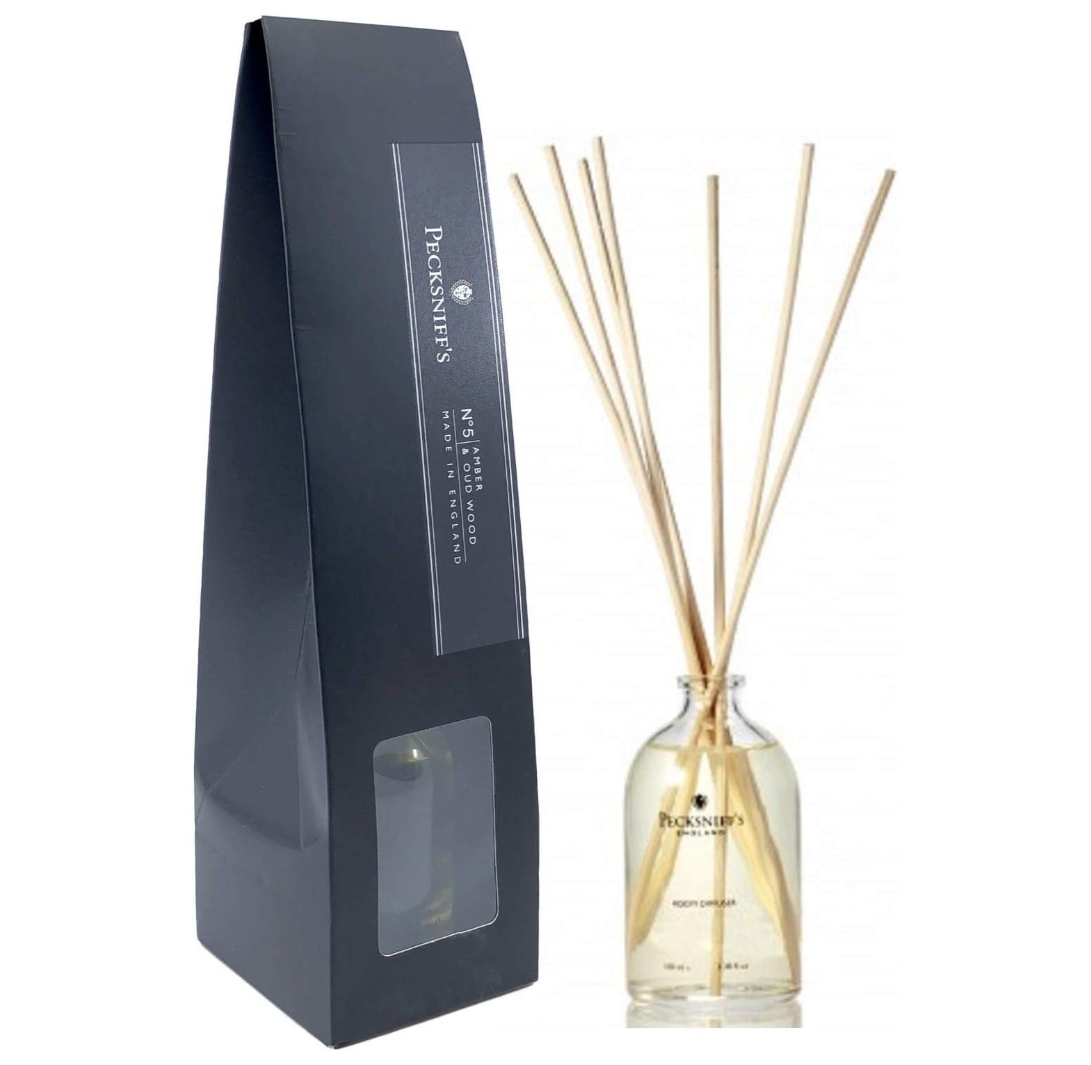 Pecksniff's Amber and Oud Wood Aroma Reed Diffuser