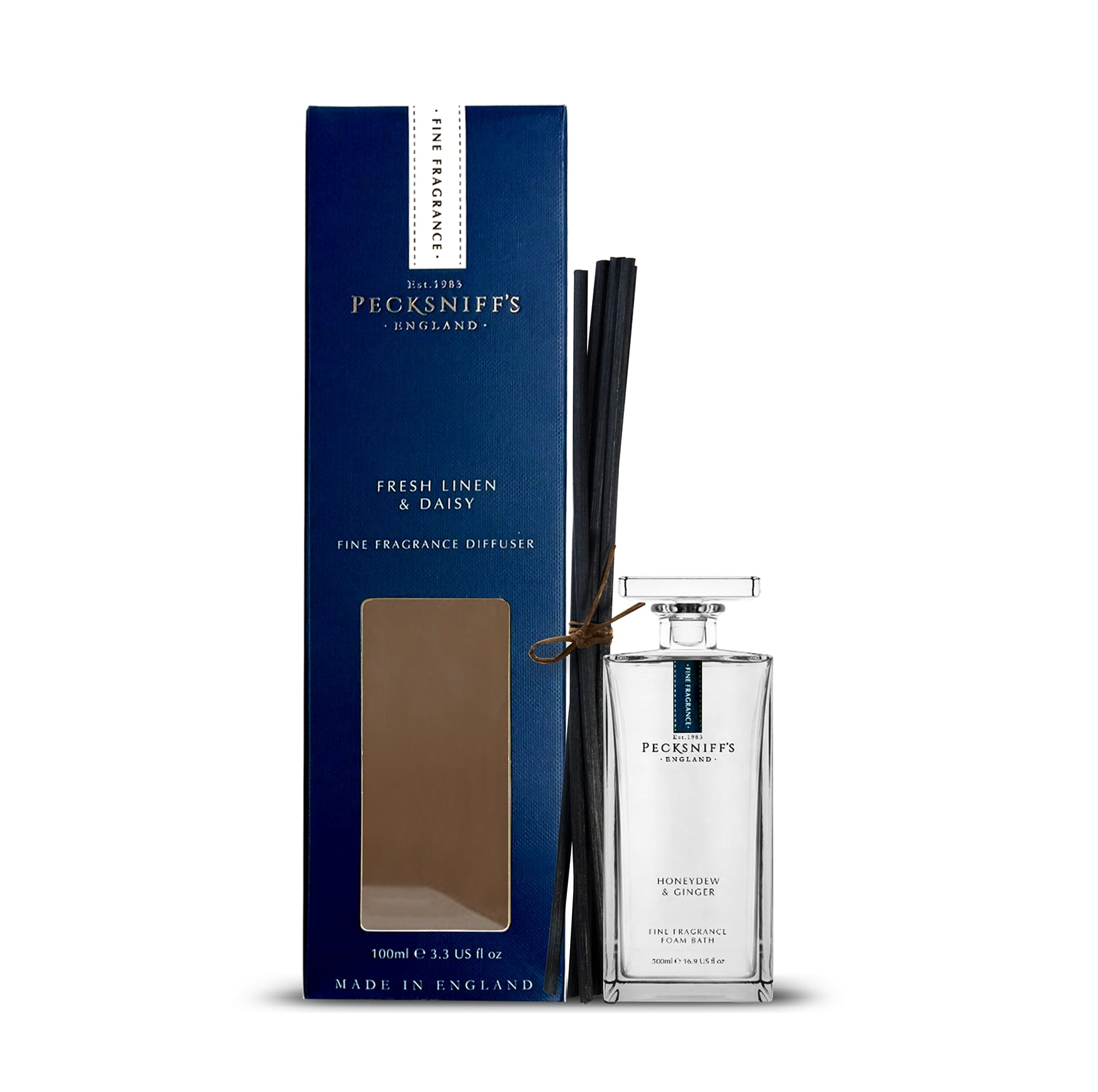 Pecksniff's Fresh Linen & Daisy Reed Diffuser 3.3 Fl Oz - Walmart.com