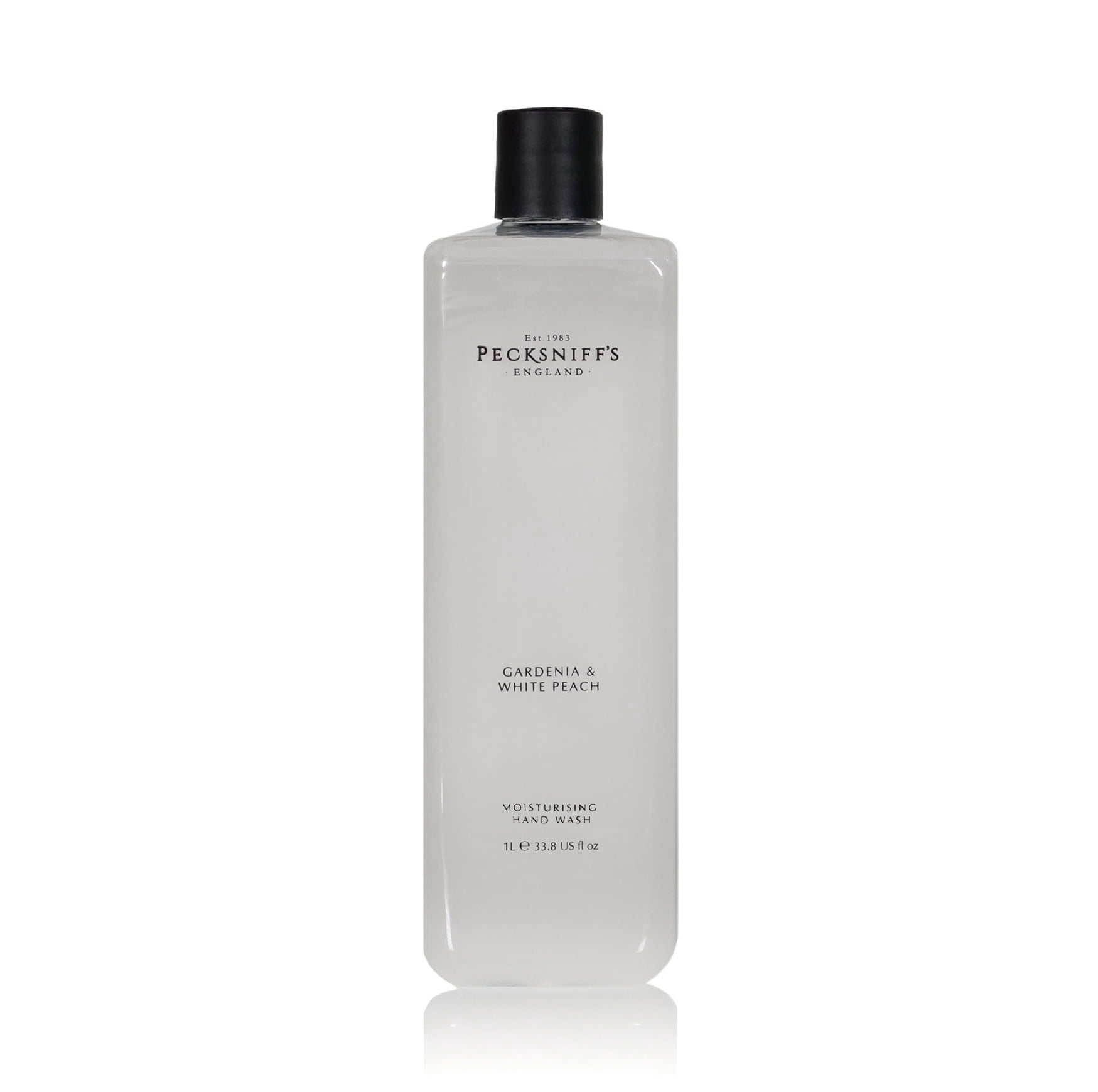 Pecksniff's Gardenia & White Peach Scented Moisturizing Hand Wash Refill | 1 L/1000 ml, 33.8 fl oz
