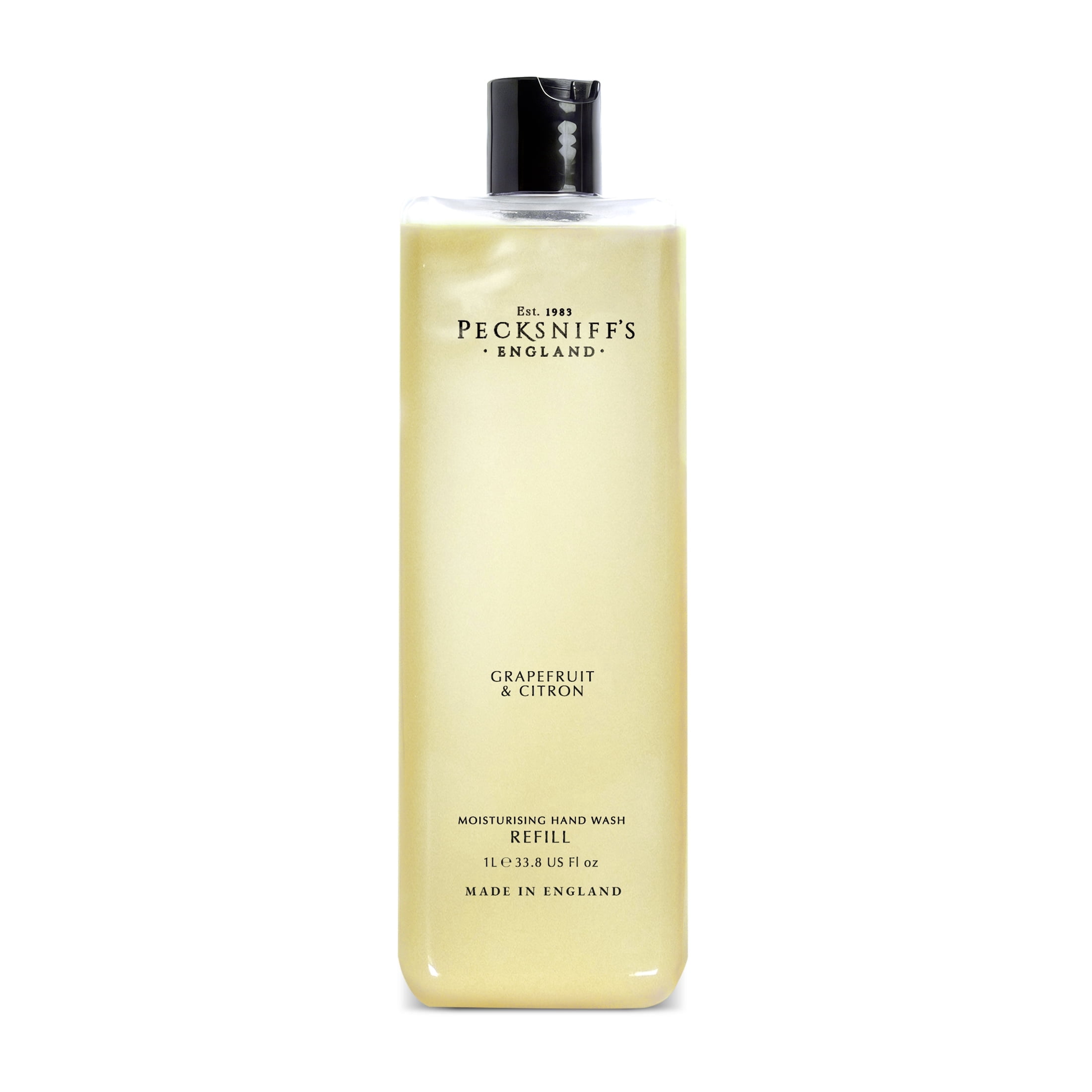 Pecksniff's Grapefruit & Citron Scented Moisturizing Hand Wash Refill | 1 L/1000 ml, 33.8 fl oz