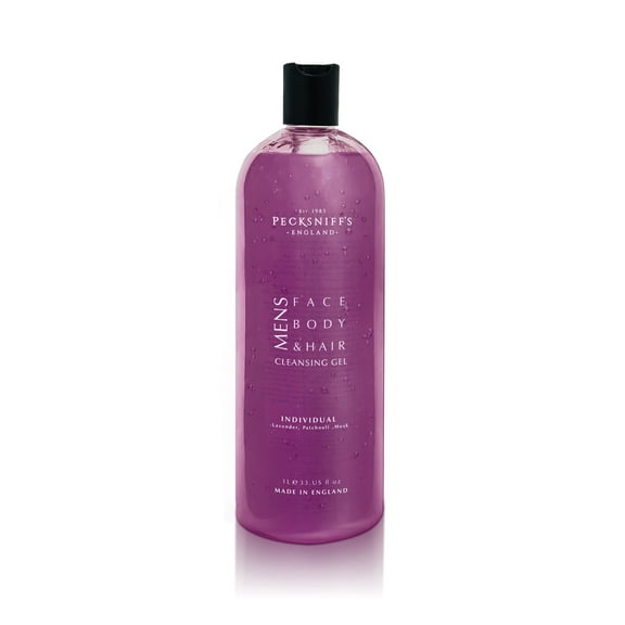 Pecksniff's Individual 3-In-1 Cleansing Gel | 1L/1000 ml/33.81 Fl Oz