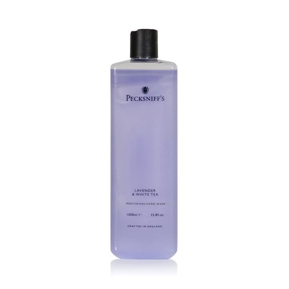 Pecksniff's Lavender & White Tea Scented Moisturizing Hand Wash Refill | 1 L/1000 ml, 33.8 fl oz