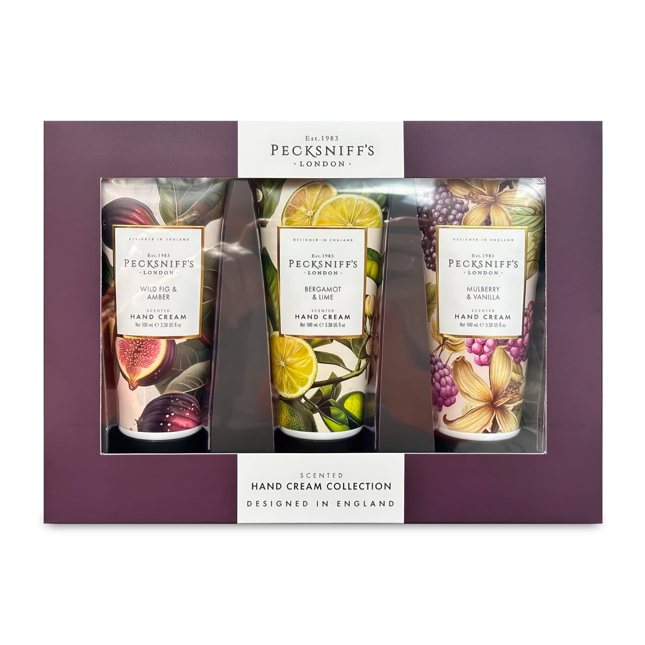 Pecksniff's Luxury Hand Cream Gift Set – Wildwood Collection, 3 x