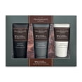 thumbnail image 1 of Pecksniff’s Men’s Trio Face Collection – Leather & Oakmoss – Face Wash, Face Scrub & Shave Balm Gift Set, 3 x 75ml, 1 of 9