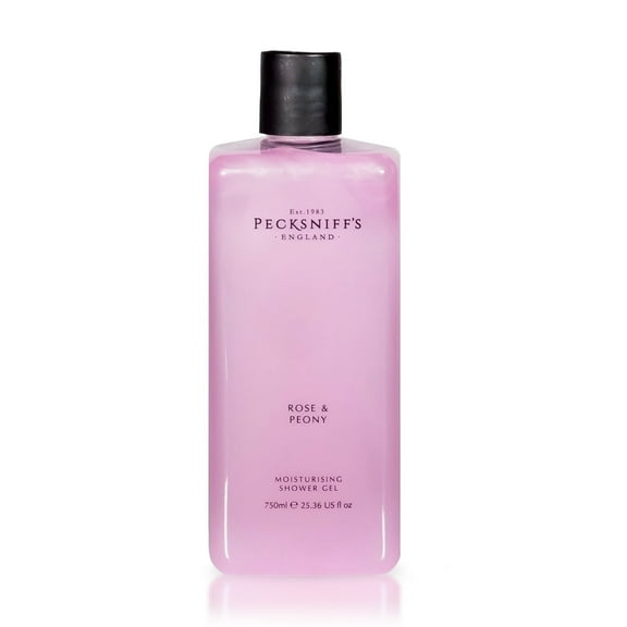 Pecksniff's Rose & Peony Moisturizing Shower Gel | 750 ml / 25.36 fl oz