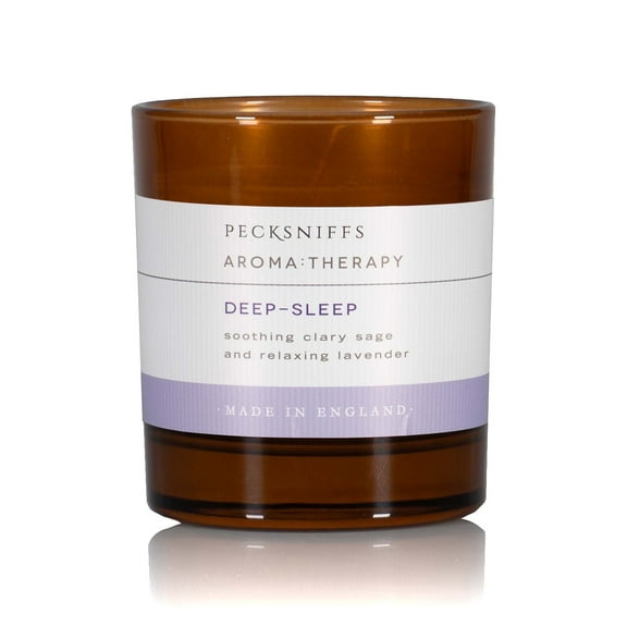 Pecksniffs Amber Deep-Sleep Aroma Therapy Candle | 1 Wick, 184g/6.49oz