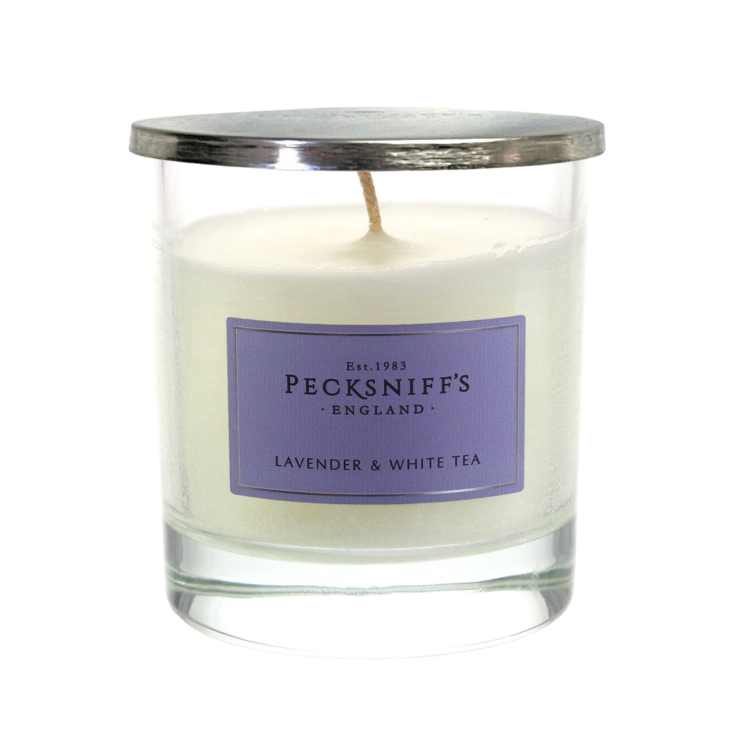 Pecksniffs Classic Lavender & White Tea Scented Candle 1 Wick, 184g/6