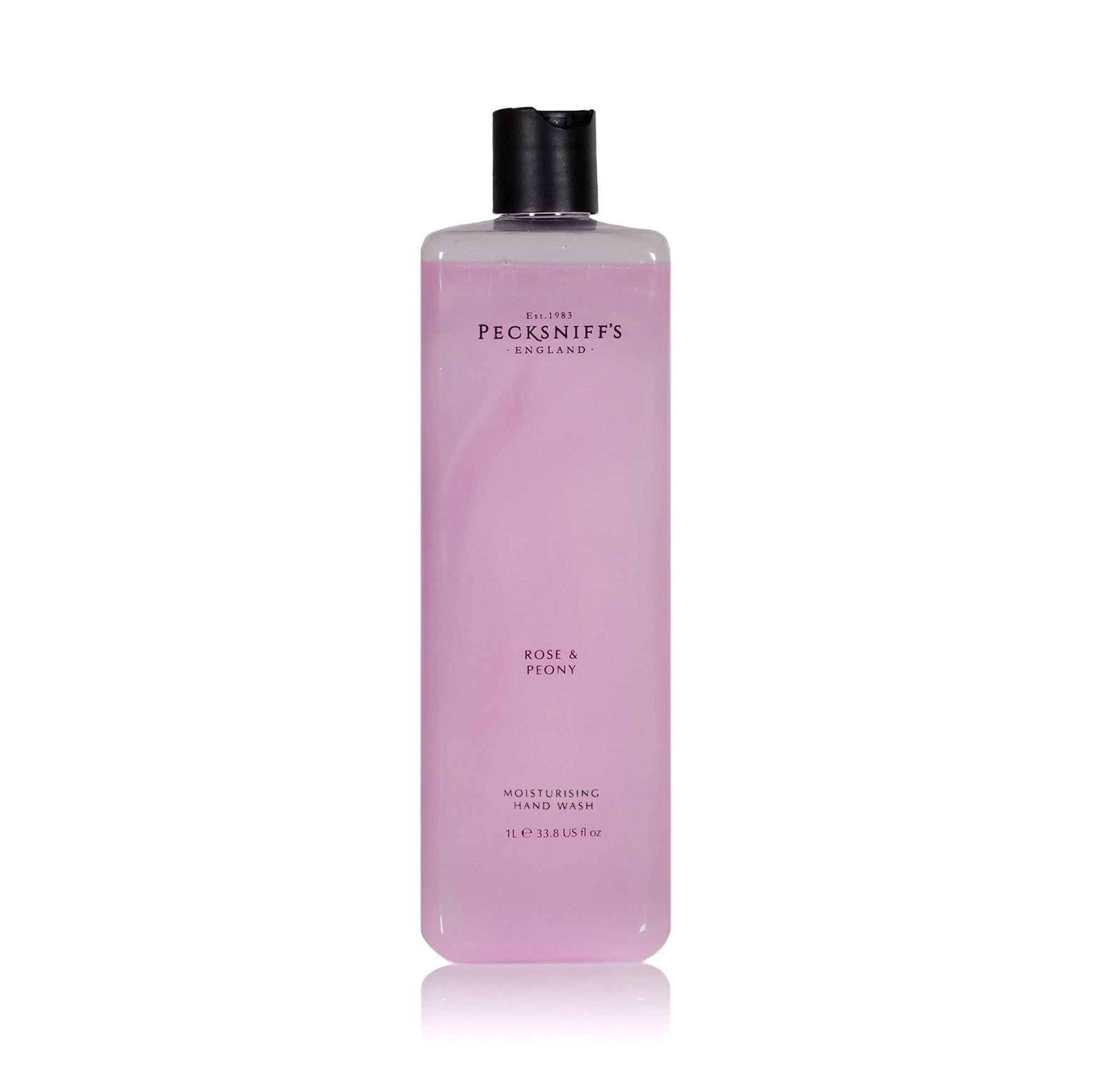 Pecksniffs Classic Rose & Peony Scented Moisturizing Hand Wash Refill | 1L/1000ml, 33.8 Fl oz