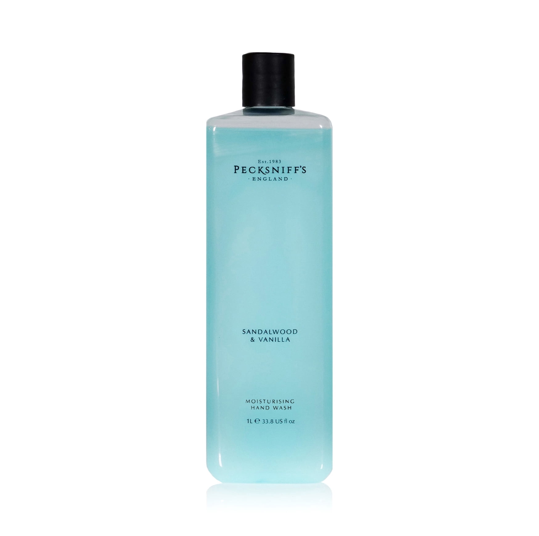 Pecksniffs Classic Sandalwood & Vanilla Scented Moisturizing Hand Wash Refill | 1L/1000ml, 33.8 Fl oz