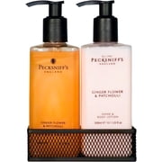 Pecksniffs Ginger Flower & Patchouli Moisturizing Hand Wash and Lotion | 300ml/10.14 fl oz