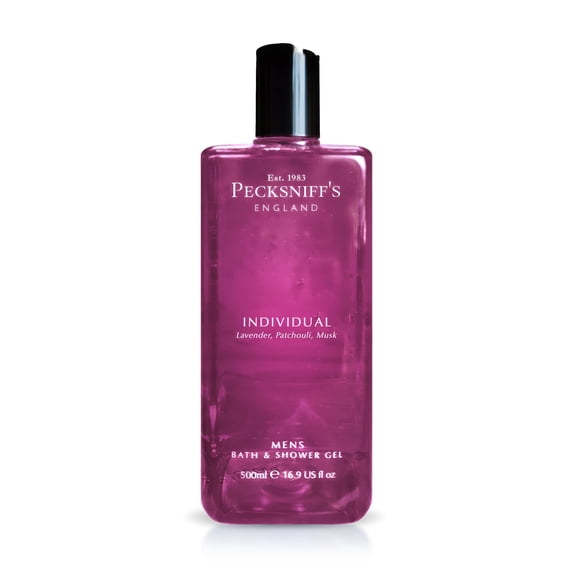 Pecksniffs Individual Men's Bath and Shower Gel | 500ml /16.9 Fl Oz