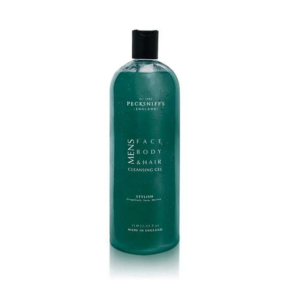 Pecksniffs Stylish 3-In-1 Cleansing Gel | 1L/1000 ml/33.81 Fl Oz