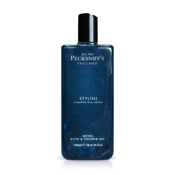 Pecksniffs Stylish Men's Bath and Shower Gel | 500ml /16.9 Fl Oz
