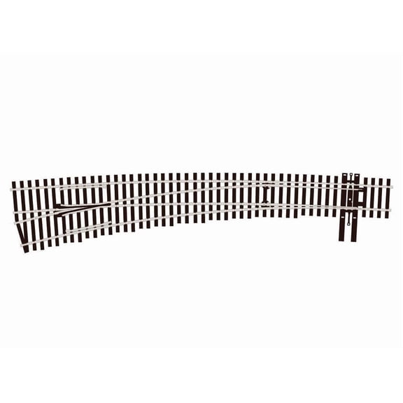Peco HO Scale Code 83 Insulfrog #7 Left-Hand Turnout