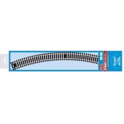 Peco ST-2031 HO Setrack Double Code 100 Curved Section, Nickel Silver, 45 Degree