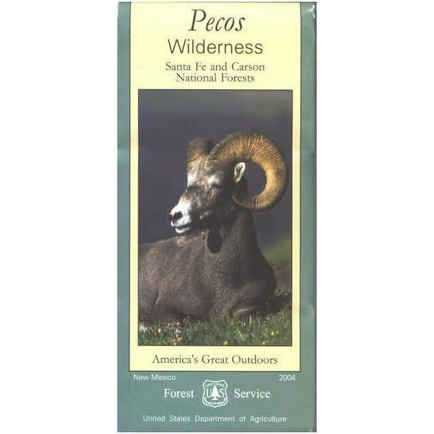 Pecos Wilderness Area Map Waterproof
