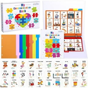 Pecs Visual Communication Book 240 Picture Cards 8 Tabs 3 Ring Binder Dividers Communication Board Autism Language Vocabulary Learning Materials Picture Cards Articulation Therapy