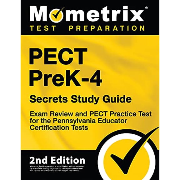 Pre-Owned Pect Prek-4 Secrets Study Guide - Exam Review and Pect Practice Test for the Pennsylvania Educator Certification Tests: [2nd Edition] (Paperback) 151673694X 9781516736942
