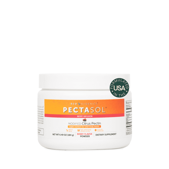 PectaSol Modified Citrus Pectin 184g Berry Powder Total-Body Health Supplement to Support the Heart, Immune System, Inflammation Response & Healthy Aging + Maintain Healthy Galectin-3 Levels