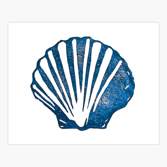 Pecten maximus Sticker