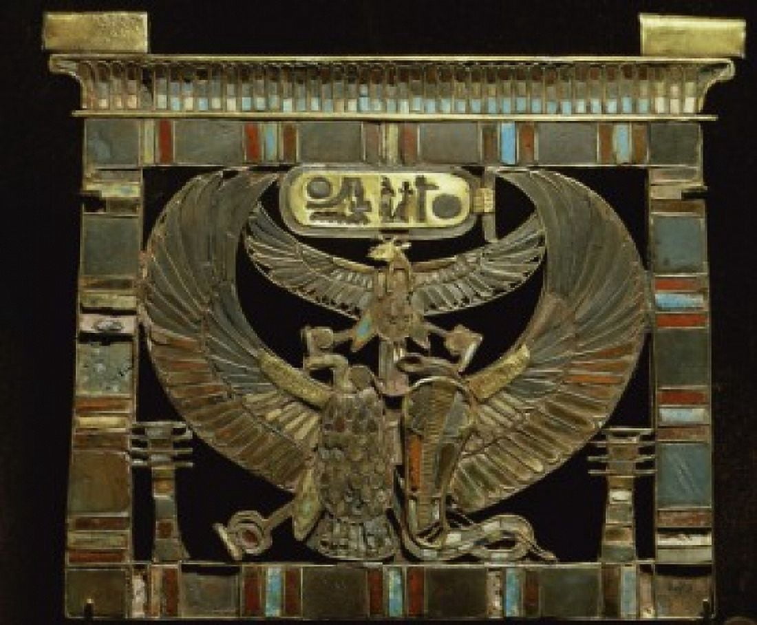 Pectoral of Ramses II Egyptian Art Canvas Art - (18 x 24)