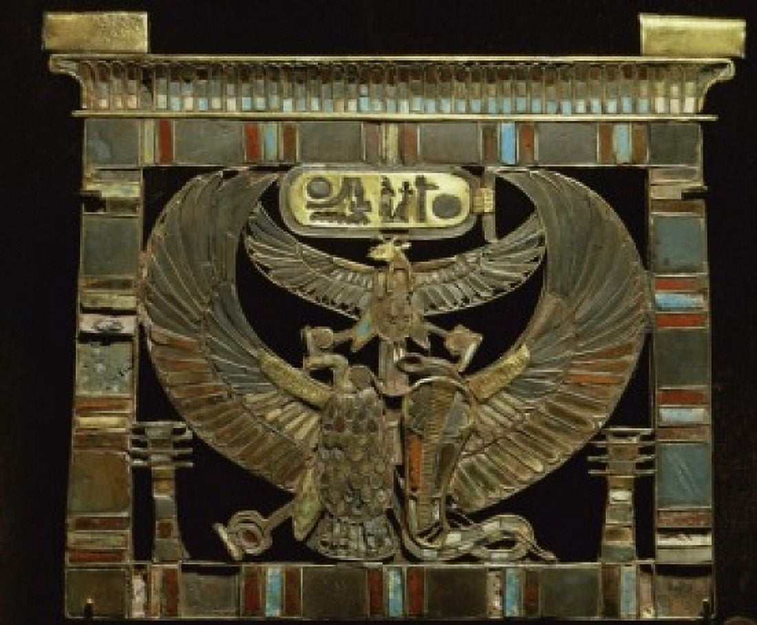 Pectoral of Ramses II Egyptian Art Canvas Art - (24 x 36)