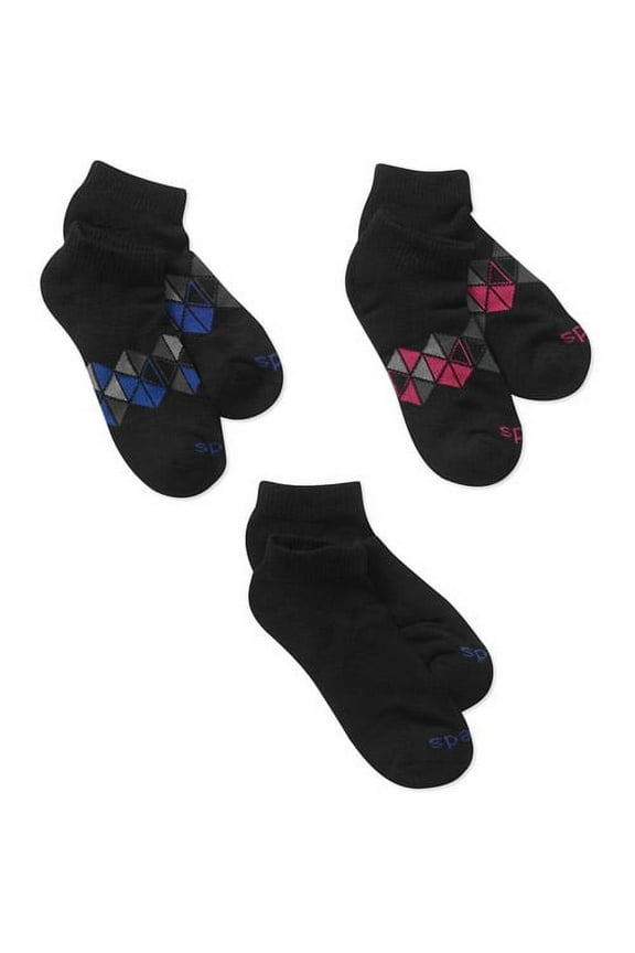 Ped Low Cut With Arch Socks, 3 Pair