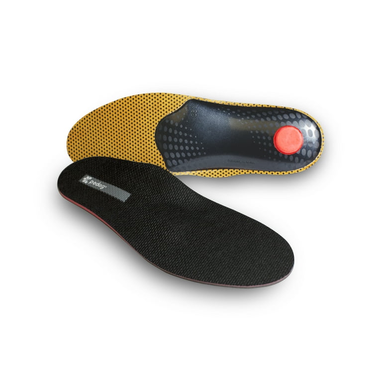 Pedag Plantar Fasciitis Arch Support Orthotic Insoles Inserts Black Size US 10W EU 40 1 pair