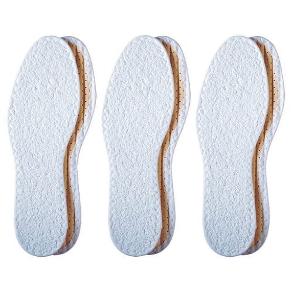 Pedag Summer, Terry Cotton Sockless Insoles, Absorbs sweat and controls odors, 3 Pairs