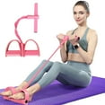thumbnail image 1 of Pedal Band, Fitness Ankle Puller Yoga Handle Bands Exerciser, Multifunction Trainer Workout Women Tension Rope, Fitness Pull Rope with 2 Tube Foot Pedal, Elastic Leg Puller, 1 of 5