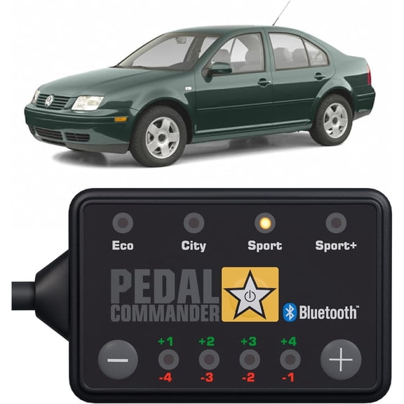 PEDAL COMMANDER for Volkswagen Jetta 1999-2004 Throttle Response Controller - Plug-and-Play, 4 Driving Modes, App Control, Throttle Controller Performance Mods, Jetta Parts