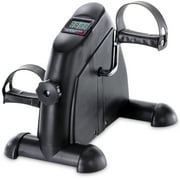 Pedal Exercise Mini Cycle Bike Great for Home or Office Workout - Tone and Strengthen Legs or Arms - Digital Display for RPMs, Calories, Time, Speed, Distance - Under Desk for Legs -Tabletop for Arms