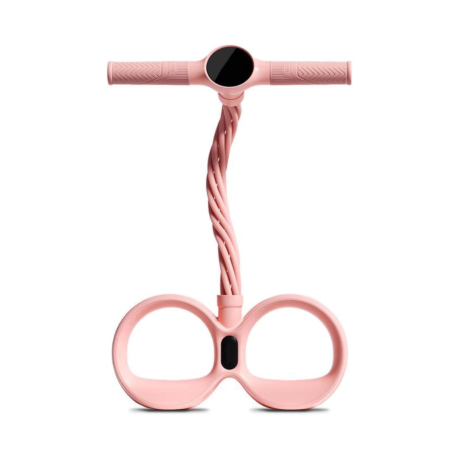 Pedal Puller 6-Tubes Resistance Bands With Handles Fitness Resistance Bands for Abdomen, Waist, Arm, Leg (Pink)
