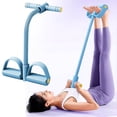 thumbnail image 1 of Pedal Resistance Band,21 Fitness Resistance Bands,10 Tube Pedal Ankle Puller,Pull Rope Multifunctional Tension Rope Body Trainer X Bodybuilding Equipment for Abdomen/Arm/Yoga Stretching Slim Training, 1 of 9