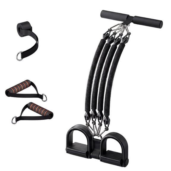Pedal Resistance Band with Handle,50-100 Pound Multifunction Pedal Resistance Band,Sit-Up Auxiliary Device,Elastic Pull Rope for Abs, Legs, Glutes, Arms, Waist