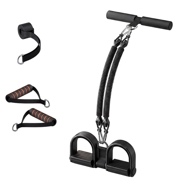 Pedal Resistance Band with Handle,50-100 Pound Multifunction Pedal Resistance Band,Sit-Up Auxiliary Device,Elastic Pull Rope for Abs, Legs, Glutes, Arms, Waist