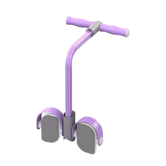 Pedal Resistance Band, Elastic sit up Bands, Sit Up Equipment for Abdominal, Leg Exerciser Tummy Trimmer Sport Fitness Slimming Training Bodybuilding at Home Gym(Purple)