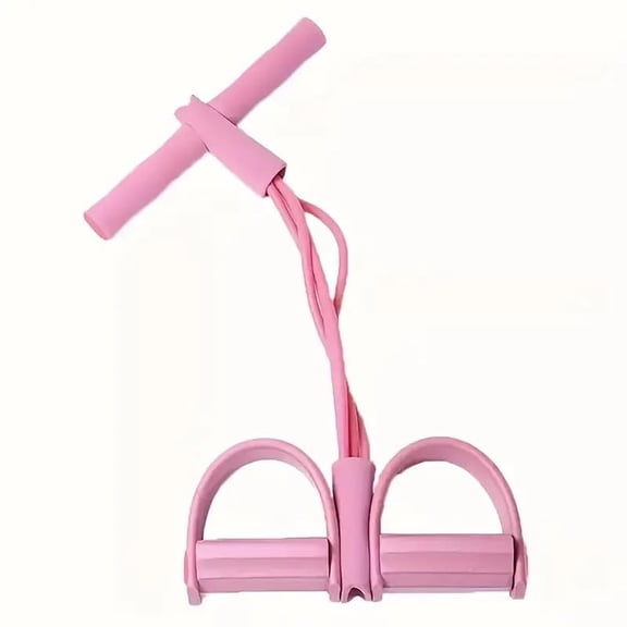 Pedal Resistance Band with Handle, Tension Rope for Exercise Women, Multifunction Tension Rope for Abdomen Waist Arm Leg Stretching, Sit-Up Assistance Elastic Strength Bands with Handles for Home Fit