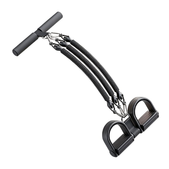 Pedal Resistance Band with Handle, Upgrade Latex Tube Exercise Band Elastic Pull Rope for Home Workout, Sit Up Body Stretching Exercise Equipment for Tummy Waist Arm Leg Slimming