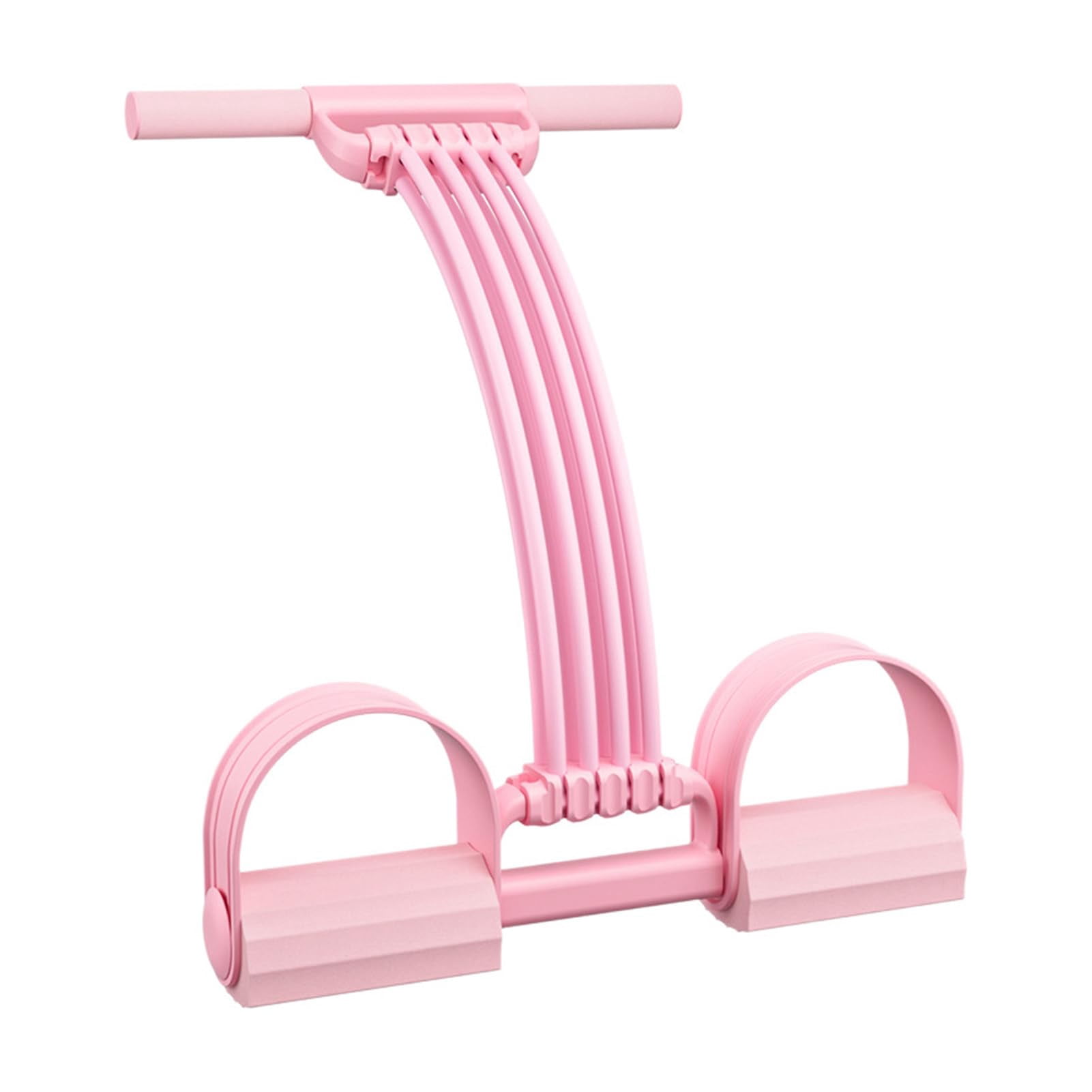 Pedal Resistance Band with Handles, Exercise Bands for Home Workout, Sit Up Pull Rope for Full Body Fitness, Portable Stretching and Strength Training Equipment for Men Women