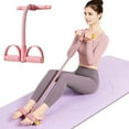 thumbnail image 1 of Pedal Resistance Bands with Handles, 2026 Upgrade 8-Tubes Manual Tension Training Pedal, Natural Rubber Foot Pedal Resistance Bands, Multifunction Fitness Bands for Abdomen, Waist, Arm, Leg (Pink), 1 of 3